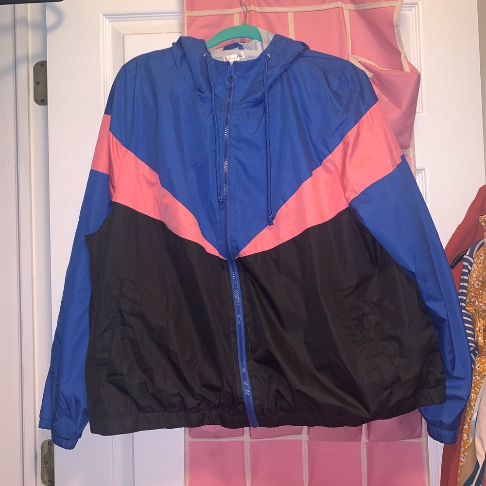 NEW SIZE XL-XXL O-Ring Zipper Windbreaker